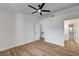 Spacious bedroom with entryways to a bathroom and a closet for ample storage at 2725 S Nellis Blvd # 2036, Las Vegas, NV 89121