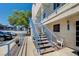 Well-maintained exterior entrance with blue railings and clean walkway at 2725 S Nellis Blvd # 2036, Las Vegas, NV 89121