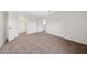 Spacious bedroom featuring neutral carpet and modern white trim and doors at 2834 Crystal Lantern Dr, Henderson, NV 89074