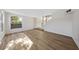 Inviting living room featuring beautiful, easy-to-maintain wood flooring at 2834 Crystal Lantern Dr, Henderson, NV 89074