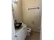 This powder room features a sleek vessel sink, stylish fixtures, and tiled flooring at 4356 Sabadell St, Las Vegas, NV 89121