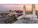 Panoramic city view at dusk, featuring the Palms Casino Resort and the vibrant Las Vegas skyline at 4381 W Flamingo Rd # 18320, Las Vegas, NV 89103