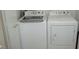 Convenient laundry area equipped with a modern washing machine and dryer at 4821 Black Bear Rd # 104, Las Vegas, NV 89149