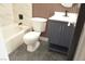 Updated bathroom with new vanity and fixtures at 5086 Mountain Vista St, Las Vegas, NV 89120