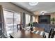 Dining area with outdoor access, open to the living room and patio, ideal for entertaining at 5509 Ante Up Ct # 102, Las Vegas, NV 89122