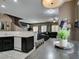 Open kitchen featuring white countertops, and flowing transition to the living space at 5509 Ante Up Ct # 102, Las Vegas, NV 89122