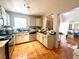 Eat-in kitchen featuring tile floor and stainless steel appliances at 6287 Stone Hollow Ave, Las Vegas, NV 89156