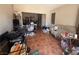 Living room featuring tile floors and an open floor plan at 6287 Stone Hollow Ave, Las Vegas, NV 89156