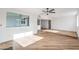 Inviting living room with sleek, modern design and lots of natural light at 6308 Lawton Ave, Las Vegas, NV 89107