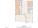 Detailed floor plan showcasing the layout of the 2556 sq ft home, including bedrooms, kitchen, and living areas at 7030 Silver Ridge Peak St, Las Vegas, NV 89166