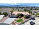 Attractive single-story home featuring desert landscaping, a spacious driveway and a three-car garage at 7540 Crystal Cave Dr, Las Vegas, NV 89117