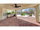 Covered outdoor kitchen, patio, with a view of the pool and gazebo at 7540 Crystal Cave Dr, Las Vegas, NV 89117
