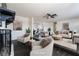 Inviting living area seamlessly connecting to the dining and kitchen spaces at 934 Lewis Ct, Henderson, NV 89015