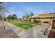 Active adult living with community bocce ball court, benches and covered seating area at 9512 Quail Ridge Dr, Las Vegas, NV 89134