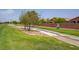 Neighborhood walking path winding through green space, perfect for morning walks or evening strolls at 10735 Galveston Bay St, Las Vegas, NV 89179
