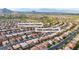 Aerial shot of community located near Eagle Crest Golf Course with beautiful mountain views at 10801 Clarion Ln, Las Vegas, NV 89134
