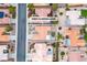 Aerial view of property at 10801 Clarion Lane with a well-maintained backyard and desert landscaping at 10801 Clarion Ln, Las Vegas, NV 89134