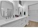Bright bathroom features double sinks, modern fixtures, and a spa-like atmosphere at 10801 Clarion Ln, Las Vegas, NV 89134