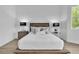 Bright main bedroom with natural light from the backyard at 10801 Clarion Ln, Las Vegas, NV 89134