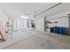 Garage with multiple storage cabinets and shelving at 1904 Bellview St, Las Vegas, NV 89134