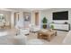 Cozy living room featuring stylish decor, modern furniture, and a comfortable seating area at 2183 Waterton Rivers Dr, Henderson, NV 89044