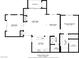 Detailed floorplan showcases a 1175 square foot layout with bedrooms, living spaces and bathrooms at 2325 Windmill Pkwy # 321, Henderson, NV 89074