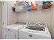 Modern laundry area with top-of-the-line washer and dryer units at 2325 Windmill Pkwy # 321, Henderson, NV 89074