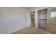 Featuring a convenient closet, this bedroom provides ample storage and organization options at 3131 Binaggio Ct, Las Vegas, NV 89141