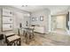Bright home office features tile floors, contemporary lighting, and stylish decor at 334 E Neal Ave, Las Vegas, NV 89183