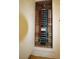 Close-up of mechanicals in a wall cabinet at 3440 Crystal Tower St, Las Vegas, NV 89129