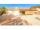 A low maintenance backyard with a covered patio at 3596 Bronco Rd, Las Vegas, NV 89103
