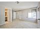 Bright bedroom with large closet, attached bathroom and neutral tones at 3596 Bronco Rd, Las Vegas, NV 89103