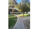 Beautiful walkway and lush green space in a well-maintained community at 3692 Garden South Dr # 0, Las Vegas, NV 89121