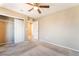 Bedroom with neutral walls, carpet flooring and closet space at 3855 Park Field Dr, Las Vegas, NV 89120