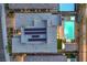 Aerial view of the house showing the pool, patio, and overall layout at 461 Highview Ridge Ave, Las Vegas, NV 89138