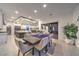 Contemporary dining area with neutral tones, open to kitchen at 461 Highview Ridge Ave, Las Vegas, NV 89138