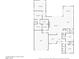 Home floor plan featuring an office, four bedrooms, and a three-car garage at 461 Highview Ridge Ave, Las Vegas, NV 89138