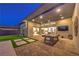 Inviting covered patio featuring a pool table and seamless indoor-outdoor living at 461 Highview Ridge Ave, Las Vegas, NV 89138