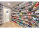 Extensive shoe closet featuring floor-to-ceiling shelving, perfect for organizing and displaying footwear collection at 461 Highview Ridge Ave, Las Vegas, NV 89138