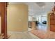 Inviting living room with an opening to the kitchen and attractive floors at 4802 Regalo Bello St, Las Vegas, NV 89135