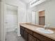 Well-lit bathroom with a single vanity, and a tub and shower at 4830 Double Down Dr # 102, Las Vegas, NV 89122