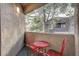 Cozy balcony featuring a table and two chairs at 5250 S Rainbow Blvd # 2183, Las Vegas, NV 89118