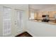 Bright kitchen with breakfast bar and exterior access at 5250 S Rainbow Blvd # 2183, Las Vegas, NV 89118