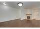 Inviting living room with hardwood floors, a fireplace, and neutral color palette at 5250 S Rainbow Blvd # 2183, Las Vegas, NV 89118