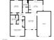 Home floor plan layout at 5373 Blue Oat Ave, Las Vegas, NV 89141