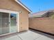Back patio with desert landscaping at 5373 Blue Oat Ave, Las Vegas, NV 89141
