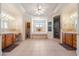 Spacious bathroom with dual vanities, large soaking tub, and separate shower at 5450 Grain Mill Rd, Pahrump, NV 89061