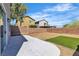 Spacious backyard featuring a concrete patio and low-maintenance landscaping at 6282 Dollar Bill Ct, Las Vegas, NV 89141