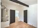 Utility room showcases water heater, beam accent, offering practicality and space at 6320 Dayton Ave, Las Vegas, NV 89107