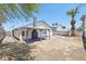 Backyard view features patio area and built-in spa at 7139 Mountain Moss Dr, Las Vegas, NV 89147